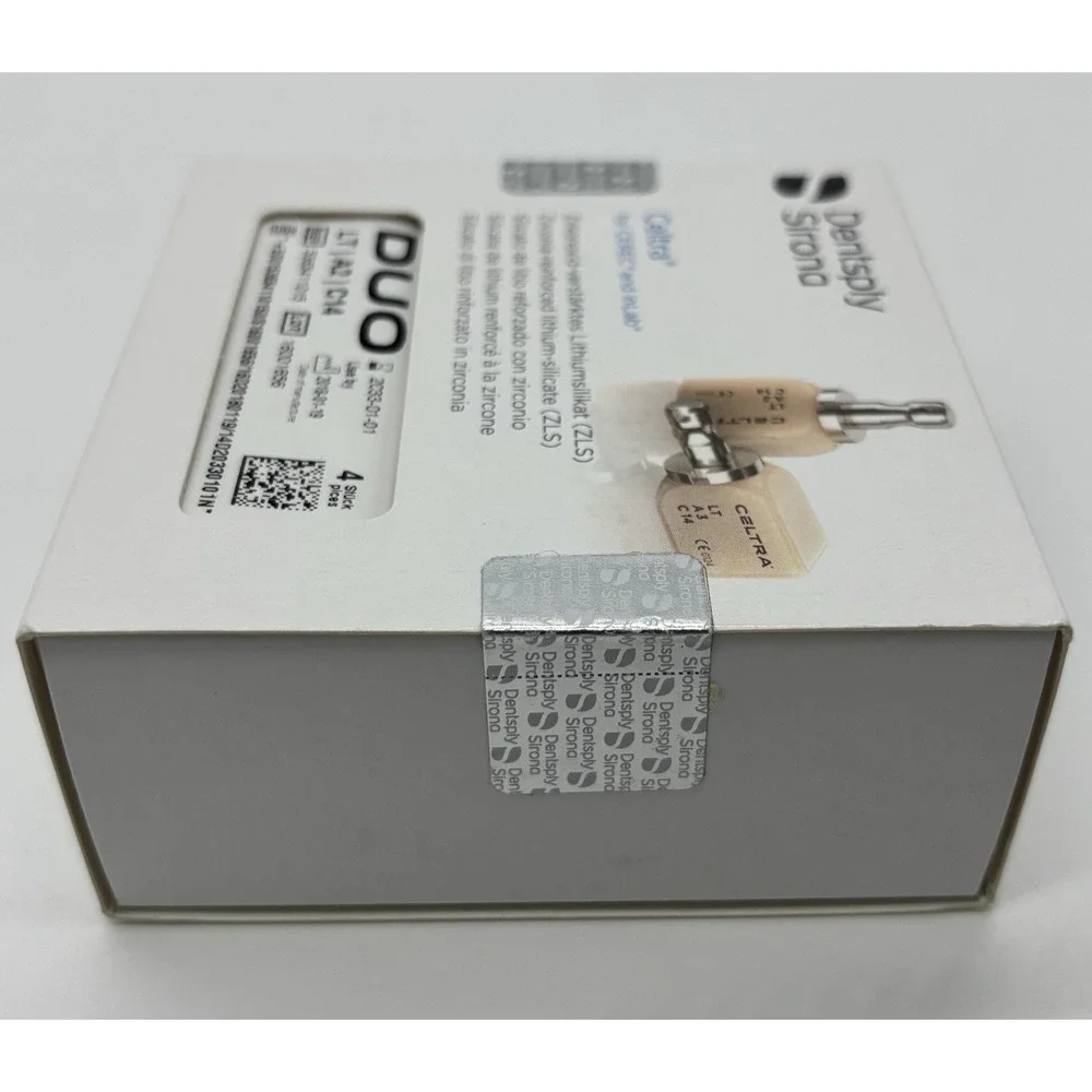 Dentsply Sirona Celtra Duo LT A2 C14 CAD CAM Blocks 4pc CEREC inLab Sealed